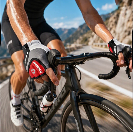 Gants de cyclisme GEL antichoc – Vélo route & VTT | Respirant & confortable | Tailles S à 2XL | MoveForce