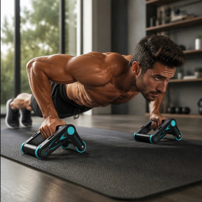 Roue abdominale pliable haute précision – Core training & gainage sport maison | MoveForce