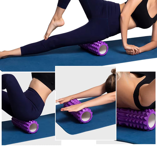 Foam Roller – Rouleau de massage récupération musculaire & étirements sport maison | MoveForce