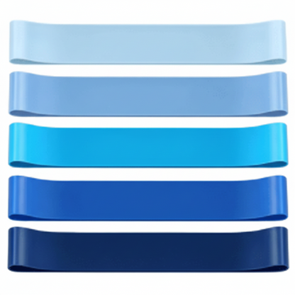 Mini bandes MoveForce coloris bleu - latex résistant