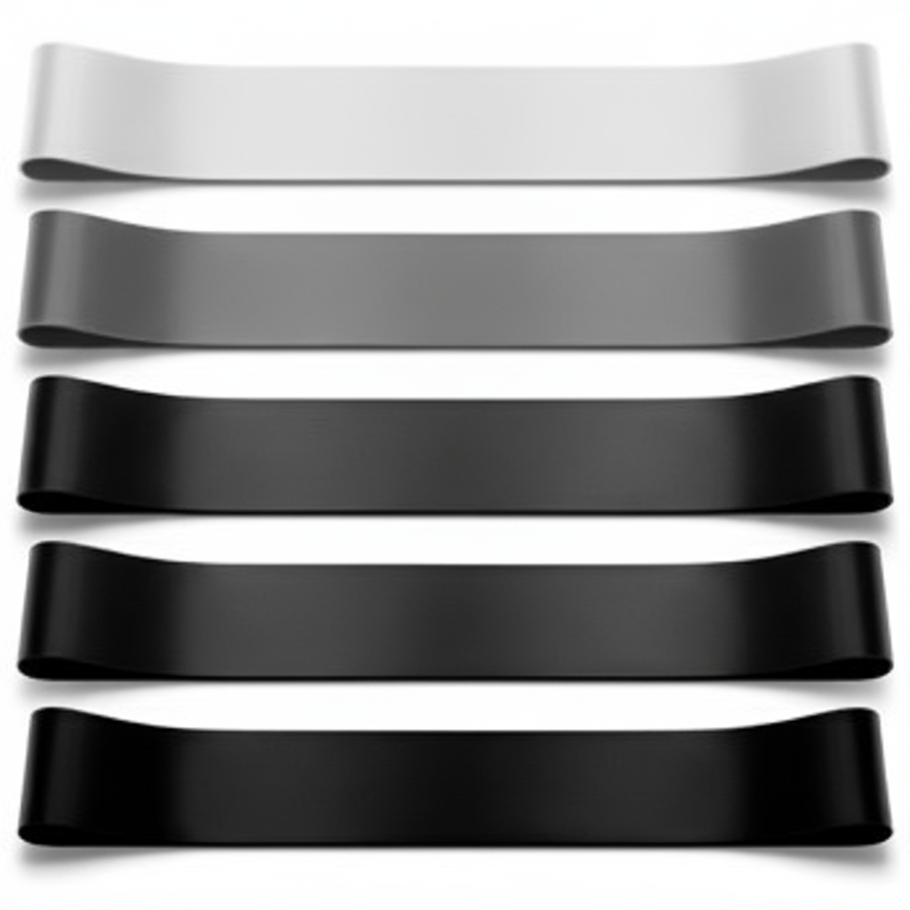 Mini bandes MoveForce noir et gris - résistance progressive