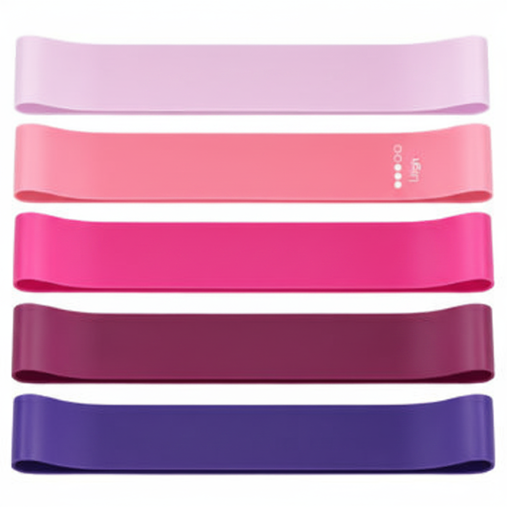 Mini bandes MoveForce rose et violet - fitness féminin